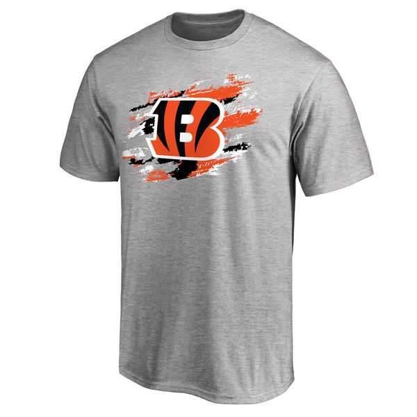 Men's Cincinnati Bengals NFL Pro Line True Color T-Shirt Heathered Gray,We sell and wholesale Men's Cincinnati Bengals NFL Pro Line True Color T-Shirt Heathered Gray on line form chian!